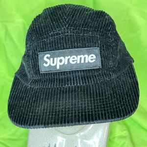 SUPREME CORDUROY 5 PANEL CAP